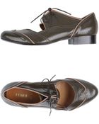 Fendi Laced Shoes - Lyst