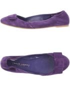 Ralph Lauren Ballet Flats - Lyst