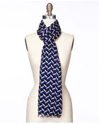 Ann Taylor Zig Zag Stripe Scarf - Lyst