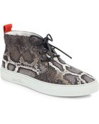 Del Toro Faux Python Chukka Sneakers - Lyst