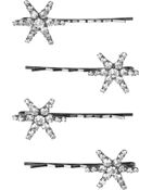 Jennifer Behr Set Of Four Swarovski Crystal Hair Slides - Lyst
