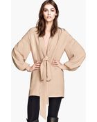 H&M Draped Blouse - Lyst