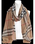 Burberry Giant Gauze Stole 220X70 Cm - Lyst