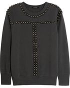 Isabel Marant Scotty Studded Cotton Sweatshirt - Lyst