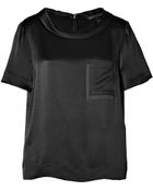 Marc By Marc Jacobs Silk Top In Black - Lyst