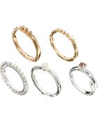 Asos Pretty Mix Mid Finger Ring Pack - Lyst