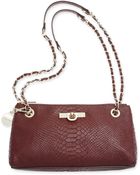 DKNY Python Shoulder Bag - Lyst