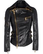 DSquared² Leather Outerwear - Lyst