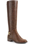 Michael Kors Hamilton Stretch Boots - Lyst