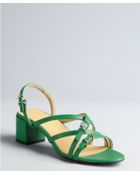 neon green balenciaga sandals