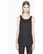 Helmut Lang Threadbare Drape Back Tee - Lyst