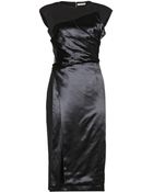 Bottega Veneta Wool And Silk-Blend Dress - Lyst