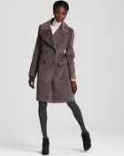 Calvin Klein Premium Double Breasted Boyfriend Coat - Lyst