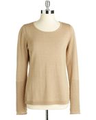 Calvin Klein Scoopneck Sweater - Lyst