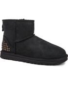 Ugg Classic Mini Studded Sheepskin Boots - Lyst