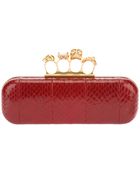 Alexander McQueen Knuckle-box Clutch - Lyst