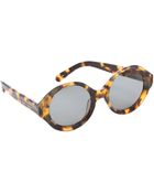 Karen Walker Number Six Sunglasses - Crazy Tort - Lyst