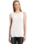 Lafayette 148 Sleeveless Silk Top - Lyst