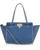 Valentino Rock-stud Small Shopper - Lyst
