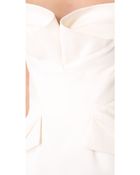 Zac Posen Silk Bustier Gown - Lyst
