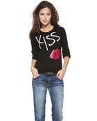 Alice + Olivia Karsyn Kiss Tell Sweater - Lyst