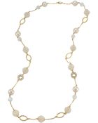 Carolee Beaded Chain Necklace - Lyst