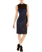 Karen Millen Beautiful Lace Embroidery Dress - Lyst