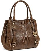 MICHAEL Michael Kors Bedford Large Satchel - Lyst