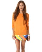 Tibi Long Sweater - Lyst