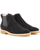 Tod's Suede Chelsea Boots - Lyst