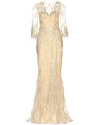 Zuhair Murad Lace Silk-blend Gown - Lyst