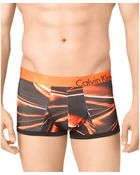 Calvin Klein Slim Fit Bold Microfiber Low Rise Trunk - Lyst