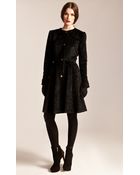 Temperley London Colette Flared Coat - Lyst
