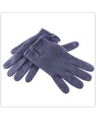 Black.co.uk Blackberry Cashmere Gloves With Button Detail - Lyst