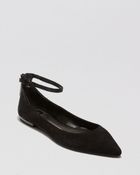 Dolce Vita Pointed Toe Flats Angie Ankle Strap - Lyst