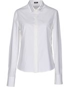 Jil Sander Navy Shirts - Lyst