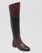 Vince Camuto Over The Knee Riding Boots Vatero Two Tone - Lyst