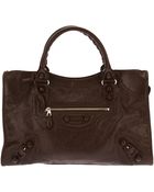 Balenciaga Brogues City Tote - Lyst