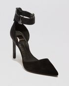 Dolce Vita Pointed Toe Pumps Kana Ankle Strap High Heel - Lyst