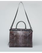 Halston Heritage Satchel Metal Frame Large - Lyst