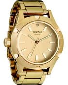 Nixon Camden Gold Tone Stainless Steel Watch - Lyst