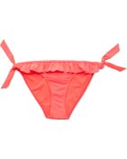 Pull&Bear Bandeau Bikini Bottoms with Ruffles - Lyst