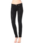Juicy Couture Beaded Skinny Jeans - Lyst