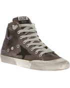 Golden Goose Deluxe Brand Laceup Hitop Trainer - Lyst