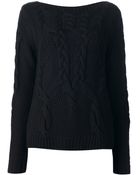 Halston Heritage Longsleeve Wool Sweater - Lyst
