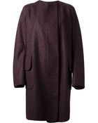 Jil Sander Single Breasted Coat - Lyst