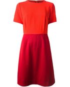 Marc By Marc Jacobs Bicolour Dress - Lyst