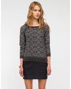 Micaela Greg Cross Plaited Pullover - Lyst