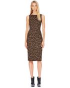 Michael Kors Fitted Dress - Lyst