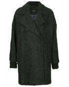 Topshop Mohair Boyfriend Coat - Lyst